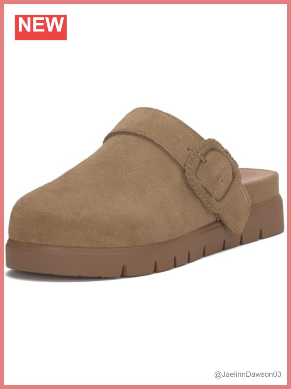 Lucky Brand Women's Sachie Suede Mules Pull-On Flat